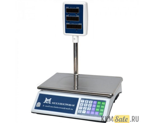 Весы торговые МЕХЭЛЕКТРОН-М ВР4900-15-2Д-СДБ 01М (LED)