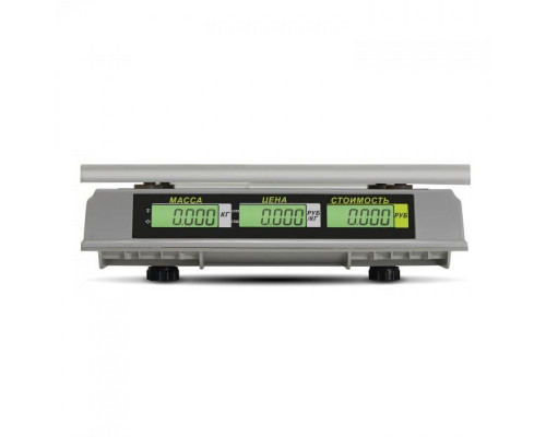 Весы торговые Mertech M-ER 326 AC-32.5 "Slim" (LCD, Белые, без АКБ)