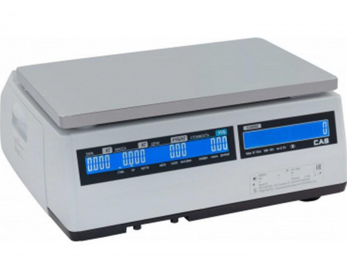 Весы с печатью этикеток CAS CL5000J-6IB (TCP-IP)