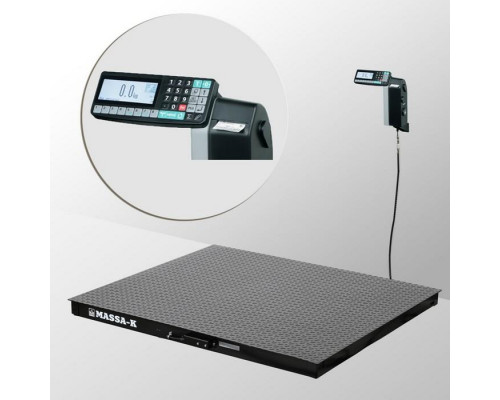 Весы платформенные с печатью этикеток Масса-К 4D-PM-12/10-500-RL