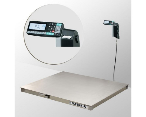 Весы платформенные с печатью этикеток Масса-К 4D-PM.S-15/12-2000-RL