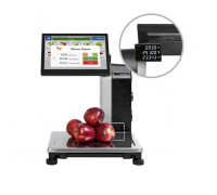 Весы с печатью этикеток Масса-К MK-15.2-S2L(12")