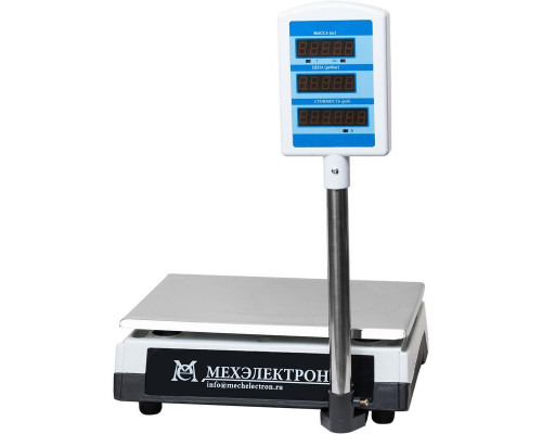 Весы торговые МЕХЭЛЕКТРОН-М ВР4900-30-2Д-СДБ 05 (LED)