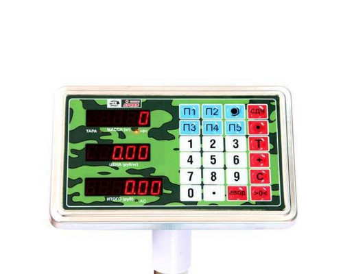 Весы напольные торговые МИДЛ МП 300 МЖА Ф-3 (50/100; 600х800) "Красная армия"