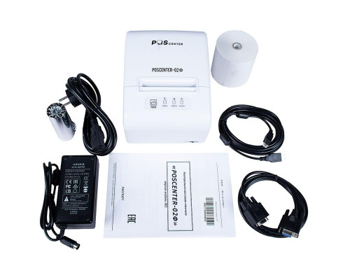 Фискальный регистратор POScenter-02Ф Cover (USB/RS-232/Ethernet, Белый, без ФН)